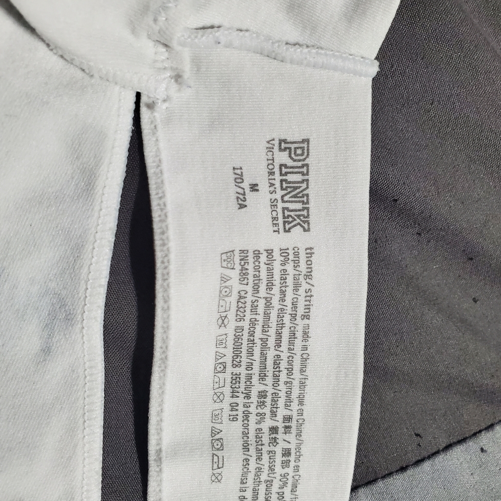 Pink Victoria secret thong panties